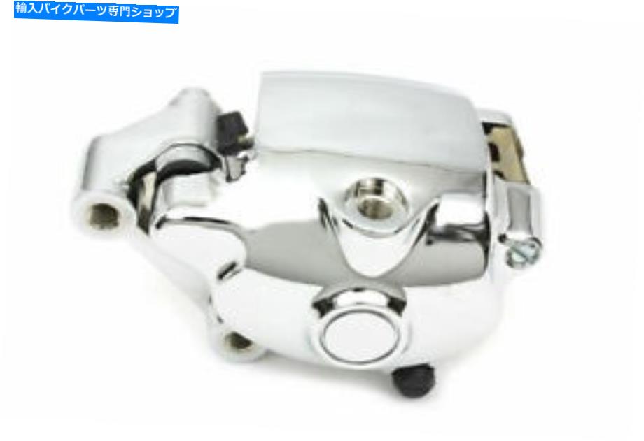 Brake Caliper Chrome 4 Piston Front Brake Caliper左サイドv-TwinによってHarleyDavidsonのために Chrome 4 Piston Front Brake Caliper Left Side for Harley Davidson by V-Twin【並行輸入品】