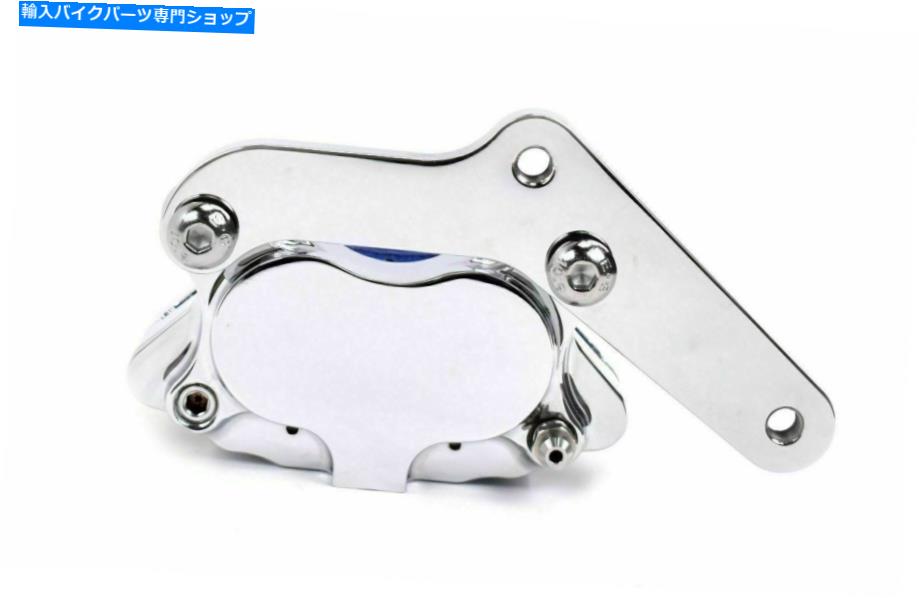 Brake Caliper ポリッシュフォート4ピストンブレーキキャリパーブラケットハーレー84-99ソフトアイルダイナツーリング Polished Front 4 Piston Brake Caliper Bracket Harley 84-99 Softail Dyna Touring【並行輸入品】｜Us Custom Parts Shop USDM