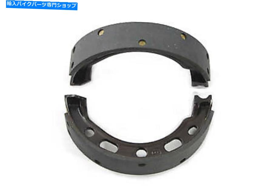Brake Shoes 鋳鉄製リアブレーキシューズセットは、ハーレーダビッドソンに適合します Cast Iron Rear Brake Shoe Set fits Harley-Davidson【並行輸入品】