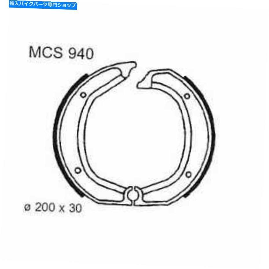 Brake Shoes BMW R 100 S 1978用のブレーキシューズエクススプリングスTRW Brake Shoes Exc Springs TRW For BMW R 100 S 1978【並行輸入品】