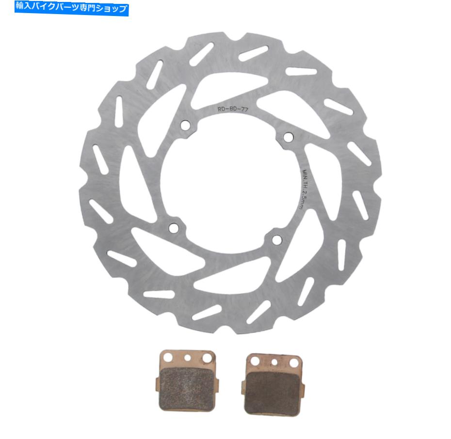 Brake Shoes 2003-2007 Honda CR85フロントリプチドブレーキローターディスクとフロントブレーキパッド 2003-2007 Honda CR85 Front RipTide Brake Rotor Disc & Front Brake Pads【並行輸入品】