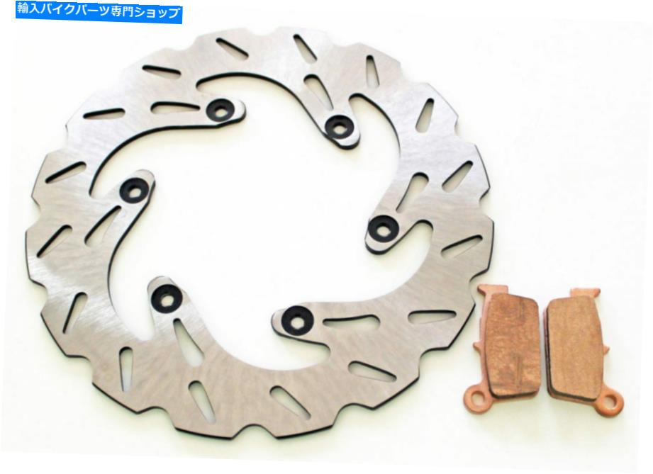 Brake Shoes 2003-2009 Yamaha WR450Fリアリプティドブレーキローターと重度のデューティリアブレーキパッド 2003 - 2009 Yamaha WR450F Rear RipTide Brake Rotor & Severe Duty Rear Brake Pads【並行輸入品】