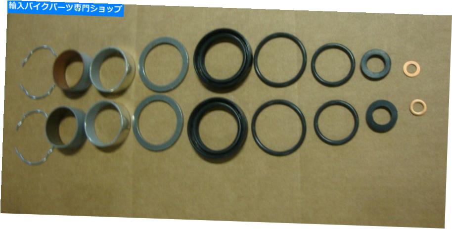 Fork Seals ビッグドッグ41mm OEMフォーク再構築キット18 PCブッシング＆シールアメリカンアイアンホース BIG DOG 41mm OEM FORK REBUILD KIT 18 pc BUSHINGS & SEALS AMERICAN IRONHORSE【並行輸入品】