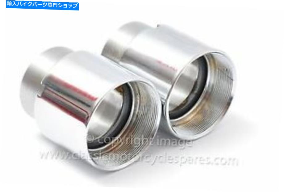 Fork Seals フォークオイルシールホルダー、Truimph 500/650cc、1959-63、97-1194 97-1142、UK Made Fork Oil Seal Holders, Truimph 500/650cc, 1959-63, 97-1194 97-1142, UK Made【並行輸入品】