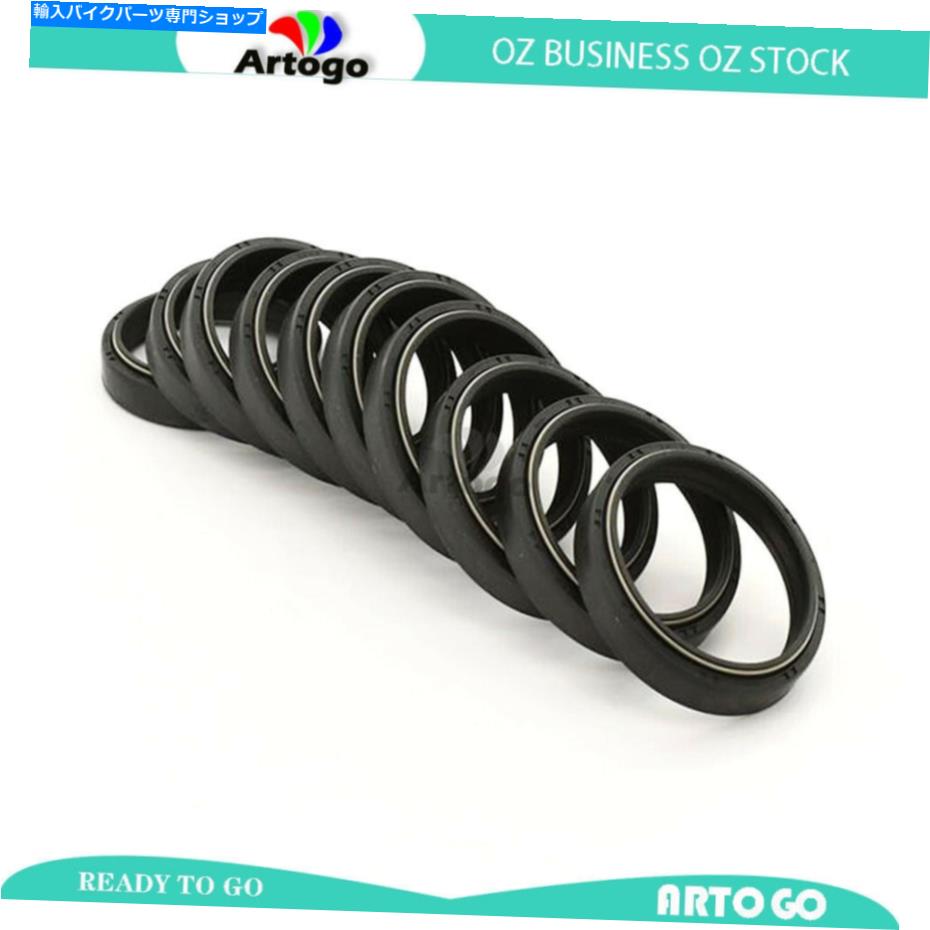 Fork Seals 10xフォークオイルシール48 x 57.9 x 11.5mm for ktm 990cc lc8アドベンチャーR 990 2009-2012 10X Fork Oil Seal 48 x 57.9 x 11.5mm For KTM 990cc LC8 ADVENTURE R 990 2009-2012【並行輸入品】