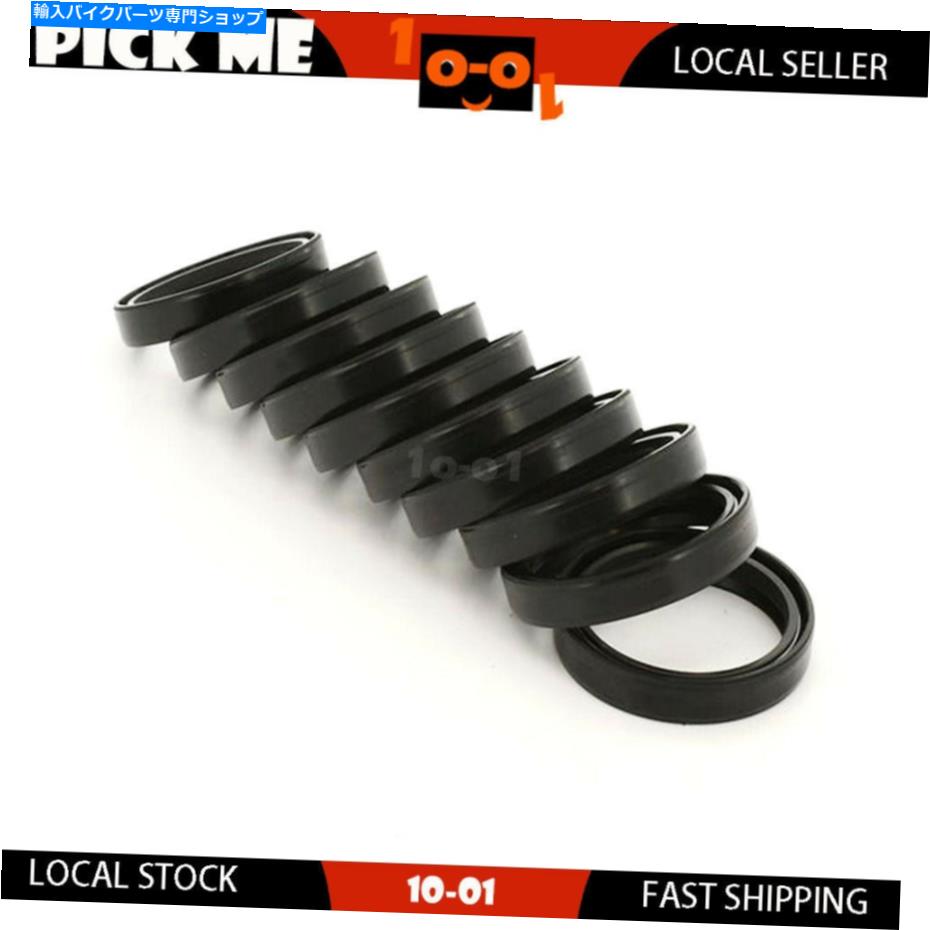 Fork Seals 10PCSオートバイフォークオイルシール用ホンダ500cc CRF500X 2005 2006 2007 2008 2009 10Pcs Motorcycle Fork Oil Seal For HONDA 500cc CRF500X 2005 2006 2007 2008 2009【並行輸入品】
