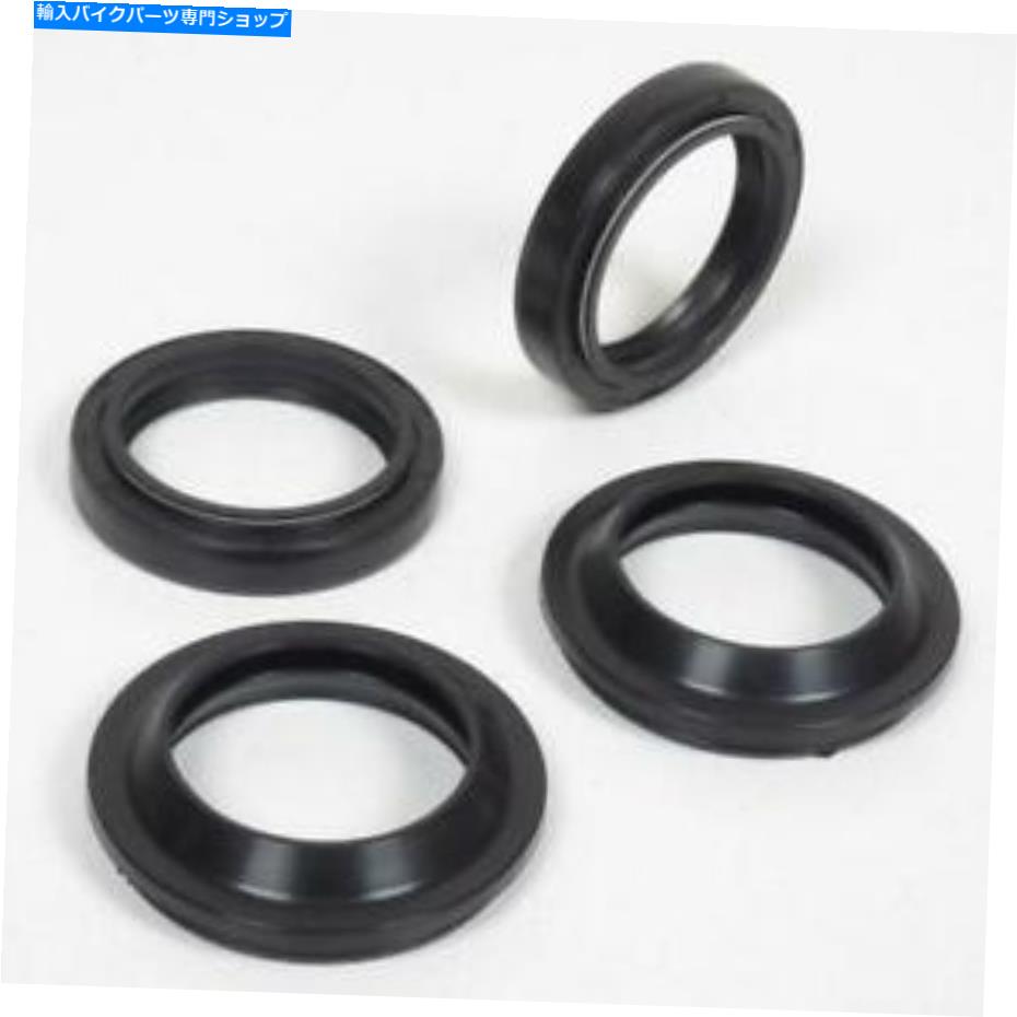 Fork Seals スズキオートバイ500 GS500E用のジョイントSPIフォークとカバーダストテクニウム Joint Spi Fork And Cover Dust Tecnium for Suzuki Motorcycle 500 GS500E【並行輸入品】