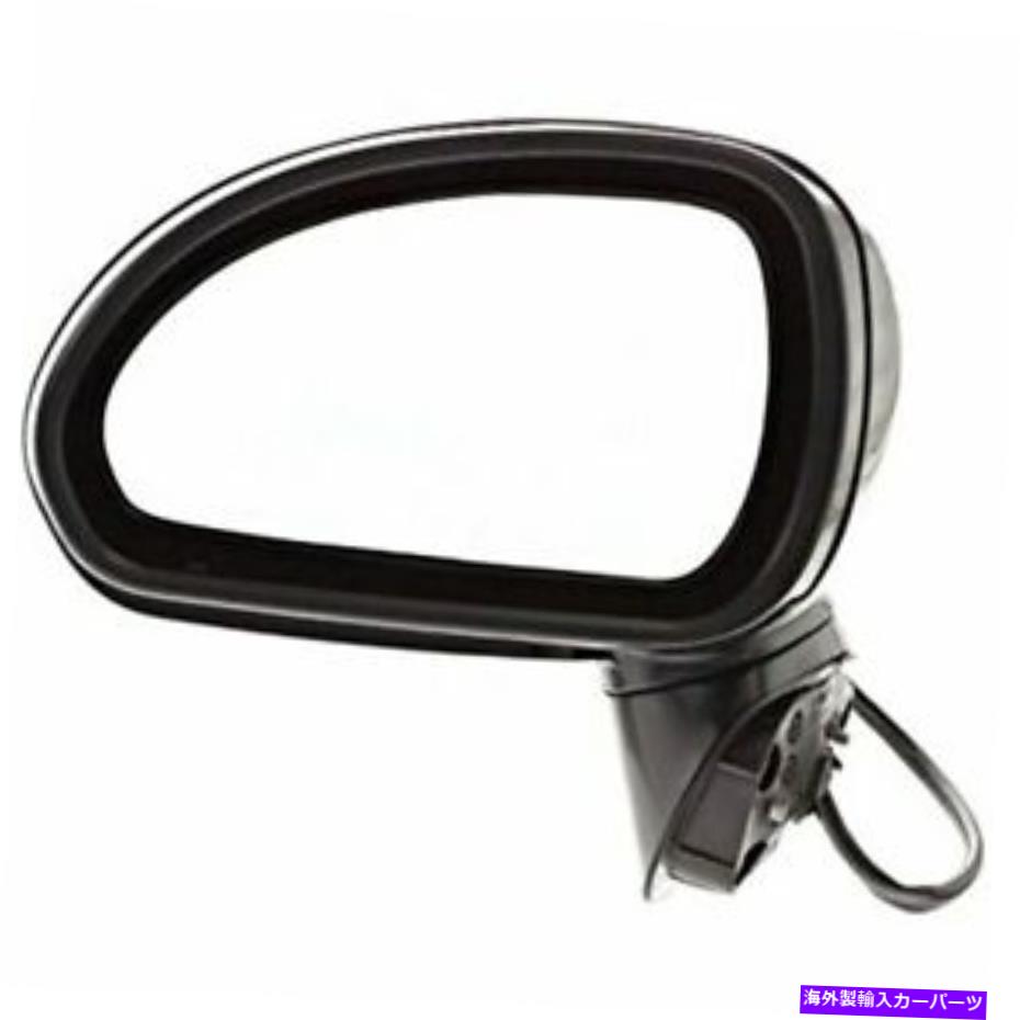 ガラス 適合06-12日食左ドライバーミラーパワー未塗装の黒い塗装なし Fits 06-12 Eclipse Left Driver Mirror Power Unpainted Black w/o Heat【並行輸入品】