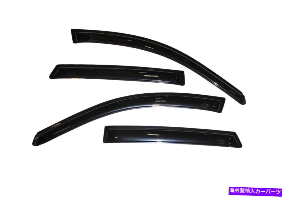 ガラス Auto Ventshade（AVS）Ventvisor Deflector;煙;マウントの外; 4 PC。 Auto Ventshade (AVS) Ventvisor Deflector; Smoke; Outside Mount; 4 pc.【並行輸入品】
