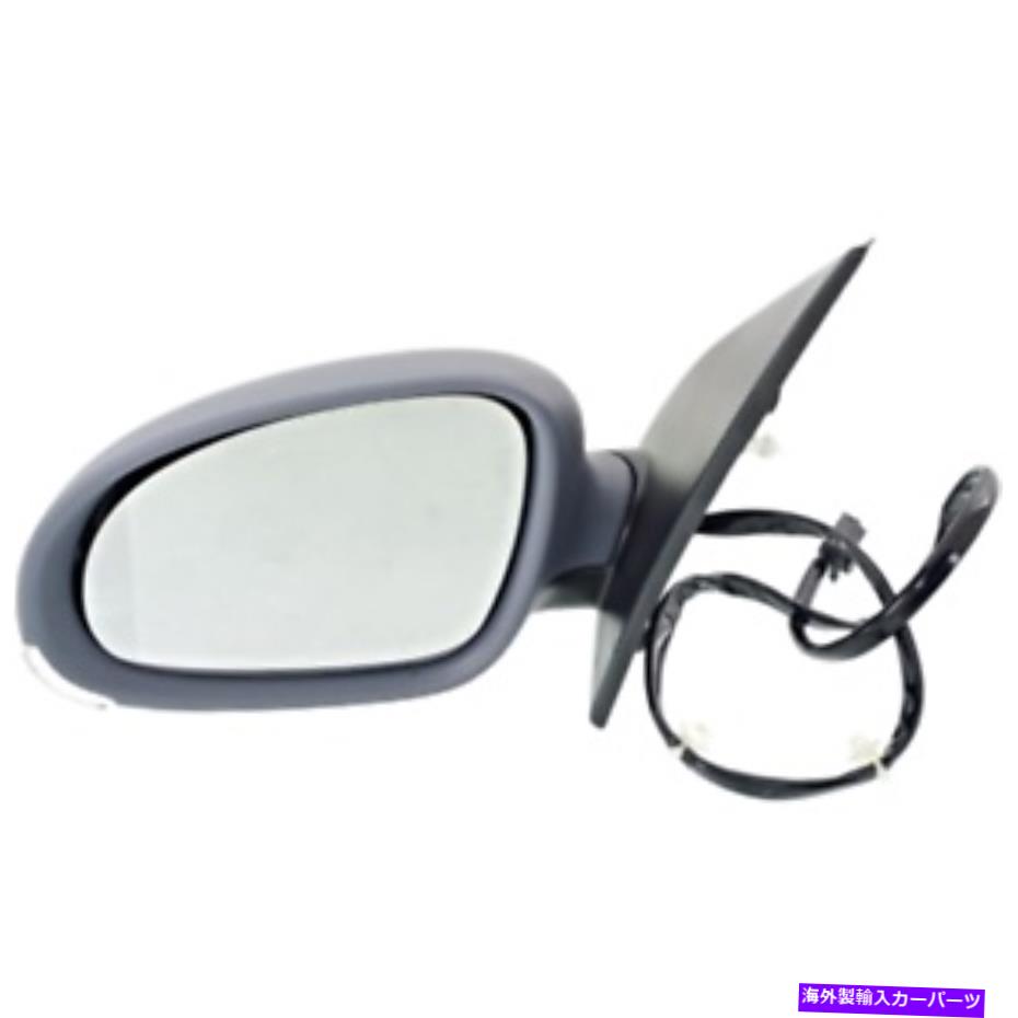ガラス 適合06-09 VW GTIラビット左ドライバーミラーパワーW/熱、信号、灰色のカバー Fits 06-09 VW GTI Rabbit Left Driver Mirror Power w/Heat, Signal, Grey Cover【並行輸入品】