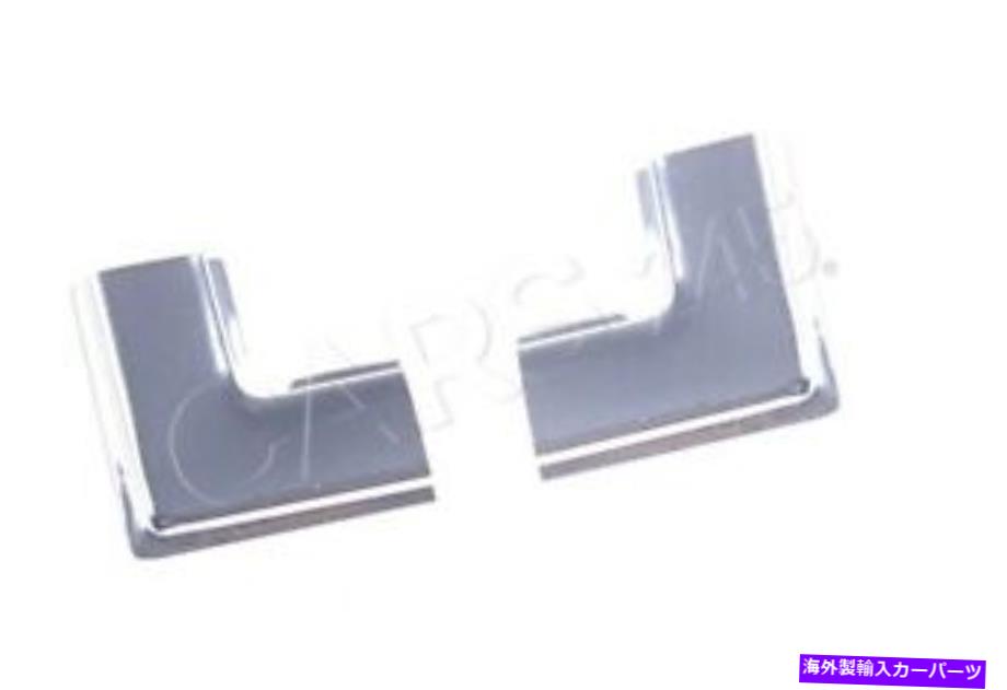 ガラス 本物のBMW 3シリーズE30リアウィンドウクロムモールディング2コーバー51311884408 Genuine BMW 3 Series E30 Rear Window Chrome Moulding 2 Corner Covers 51311884408【並行輸入品】