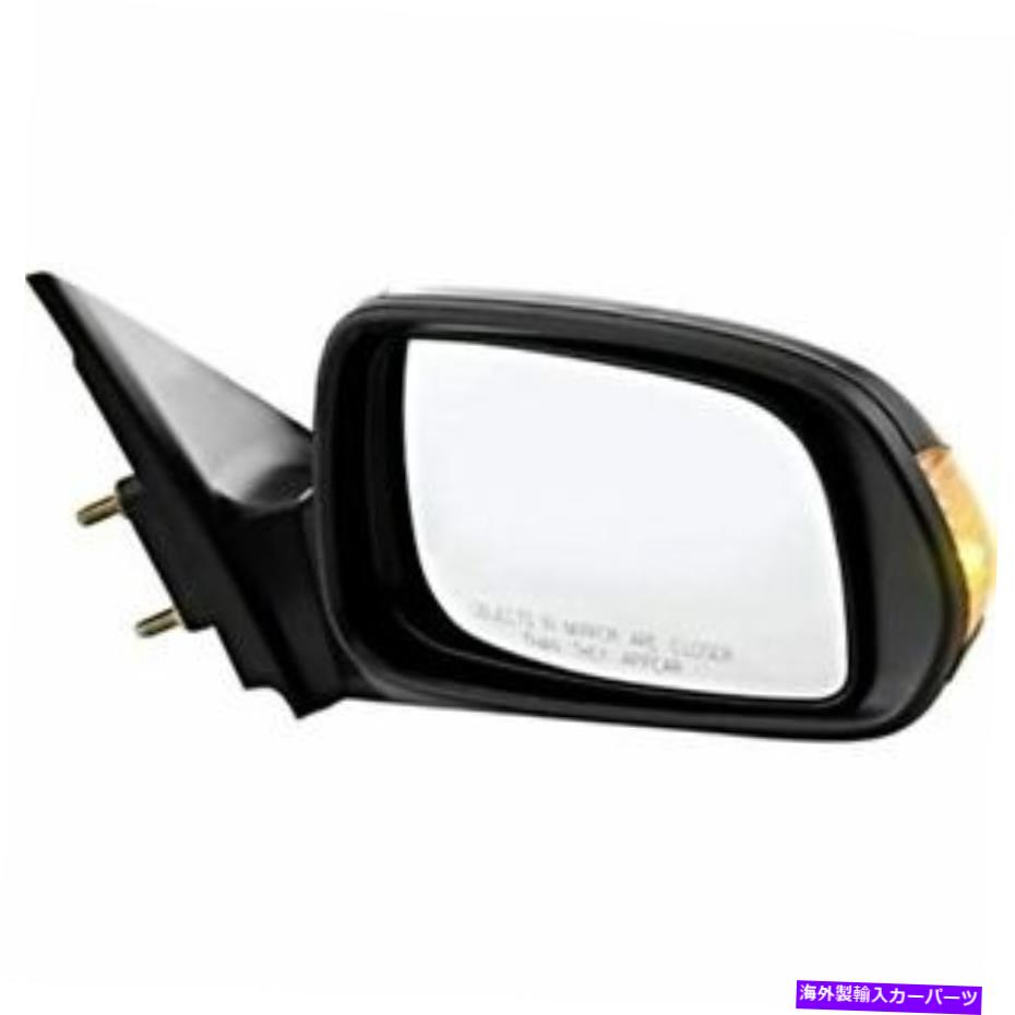 ガラス VAMは11-16 TC右旅客ミラーパワーではなく、塗装されていない黒い信号付き VAM Fits 11-16 TC Right Passenger Mirror Power Non-Painted Black with Signal【並行輸入品】