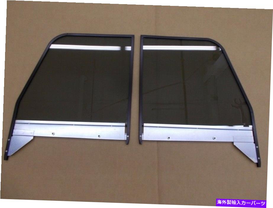 ガラス ブラックフレームのドアガラスペアグレーシェビーGMCピックアップトラック1960 1962 1963 Door Glass Pair Grey in Black Frame Chevy GMC Pickup Truck 1960 1961 1962 1963【並行輸入品】｜Us Custom Parts Shop USDM