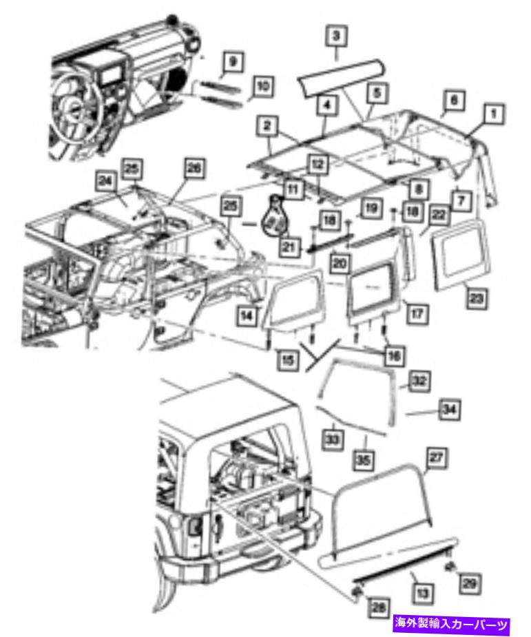 ガラス 本物のMOPARクォーターウィンドウは5KJ49ZJ8AAを左に左に左折しました Genuine MOPAR Quarter Window Left 5KJ49ZJ8AA【並行輸入品】