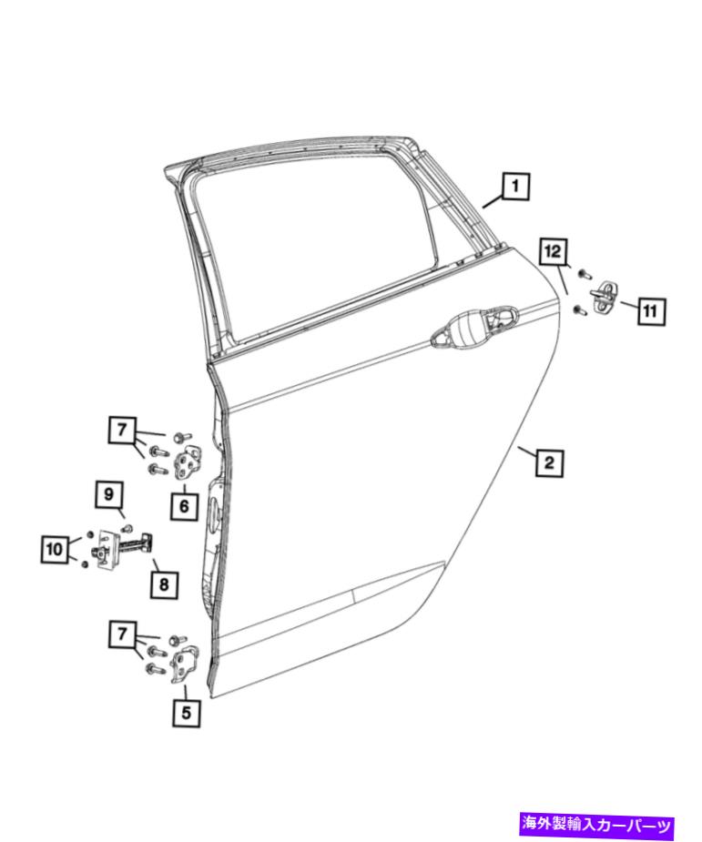 ガラス 本物のモーパールリアドアアウターパネル左68104739AC Genuine Mopar Rear Door Outer Panel Left 68104739AC【並行輸入品】｜Us Custom Parts Shop USDM