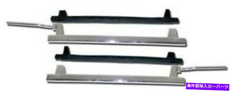 ガラス 1969-70マスタングファストバッククォーターガラス窓フレームセット 1969-70 Mustang Fastback Quarter Glass Window Frame Set【並行輸入品】