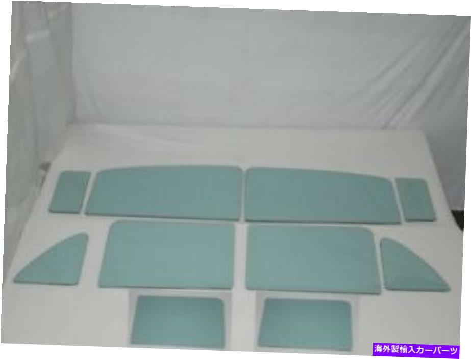 ガラス 10PCサイドガラス1950 1951 1952 1953 1954 1955ナッシュランブラーステーションワゴングリーン 10PC Side Glass 1950 1951 1952 1953 1954 1955 Nash Rambler Station Wagon Green【並行輸入品】