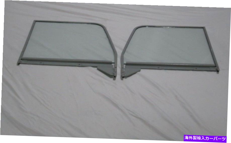 ガラス ドアガラスが組み立てられたクロムシボレーGMCピックアップ1960 1962 1963 lh rh clear Door Glass Assembled Chrome Chevy GMC Pickup 1960 1961 1962 1963 LH RH Clear【並行輸入品】