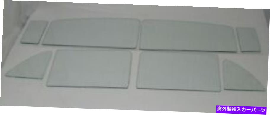 ガラス 1952-1954フォードランチ2ドアワゴンガラスベントドアクォーターセットクリア 1952 - 1954 Ford Ranch 2 Door Wagon Glass Vent Door Quarters Set Clear【並行輸入品】