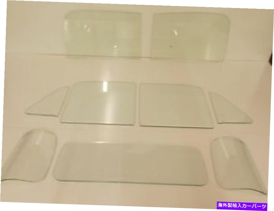 ガラス クリアガラス1951 1952 1953シボレーGMCピックアップフロントガラスベントドア3PCバック Clear Glass 1951 1952 1953 Chevy GMC Pickup Windshield Vent Door 3pc Back【並行輸入品】