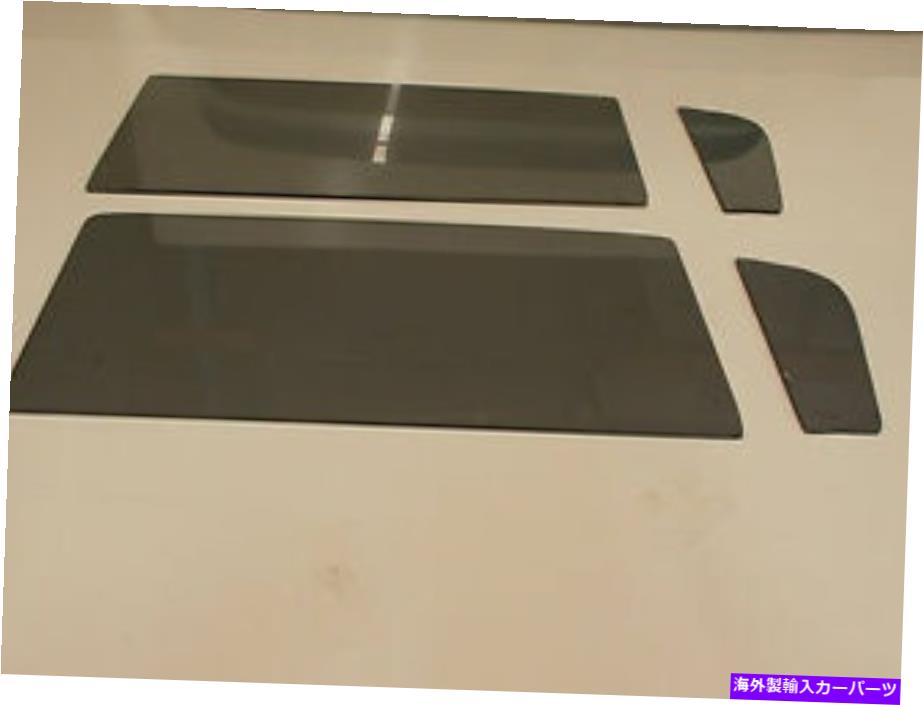 ガラス サイドガラスカスタムグレーシェビーエルカミノ1959 1960ベントドアセット Side Glass Custom Grey Chevy El Camino 1959 1960 Vent Door Set【並行輸入品】