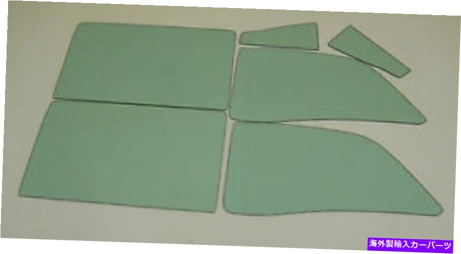 ガラス ベントドアクォーターガラスグリーン色合い54-56ビュイックオールドモービル2ドアセダンポスト Vent Door Quarter Glass Green Tint 54 - 56 Buick Oldsmobile 2 Door Sedan Post【並行輸入品】