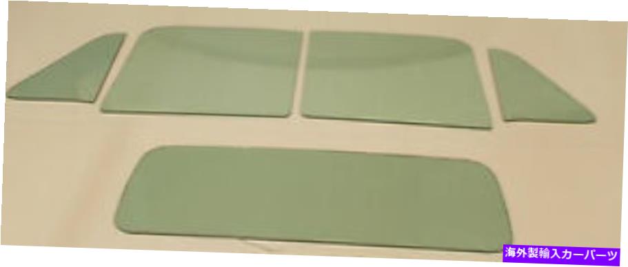 ガラス ガラスシボレーGMCピックアップトラック1951 1952 1953 1954 VENT DOOR BACK GREEN TINTセット Glass Chevy GMC Pickup Truck 1951 1952 1953 1954 Vent Door Back Green Tint Set【並行輸入品】