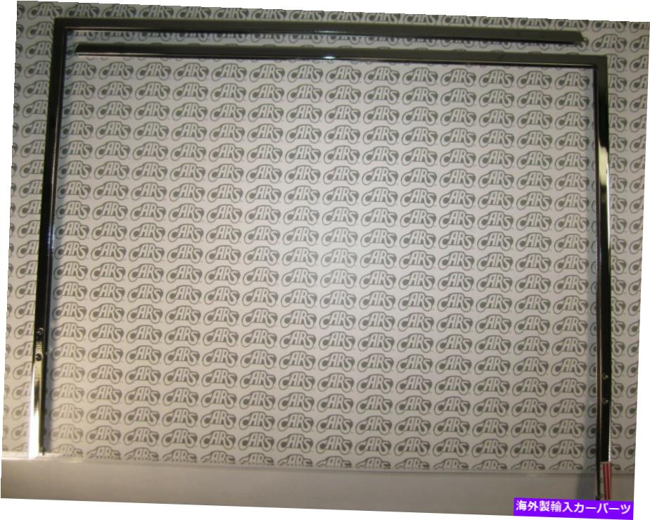 ガラス 1954-1956ビュイック＆オールドモービルアッパードアガラスフレーム。ペア。クロム 1954-1956 Buick & Oldsmobile Upper Door Glass Frames. Pair. Chrome【並行輸入品】｜Us Custom Parts Shop USDM