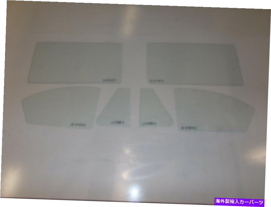 ガラス 1949-1952 Chev Sedan Tourback Styleline Glass Vent Doorクォーターセットクリア 1949 - 1952 Chev Sedan Tourback Styleline Glass Vent Door Quarter Set Clear【並行輸入品】