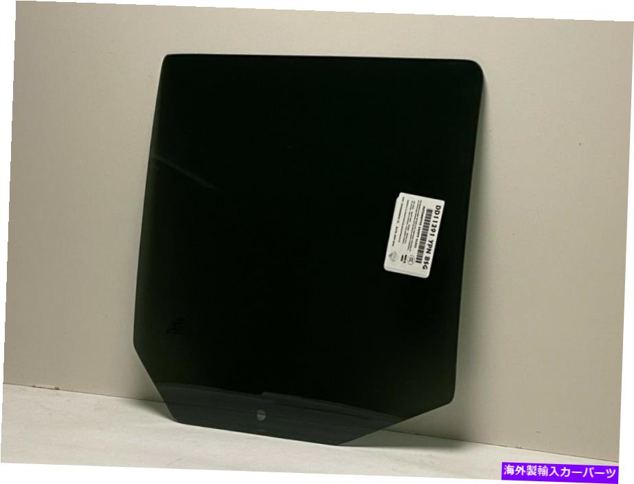 ガラス フィット07-18ジープラングラー4ドア助手席右後部ドアガラス暗い色合い Fits 07-18 Jeep Wrangler 4 Door Passenger Side Right Rear Door Glass Dark Tinted【並行輸入品】