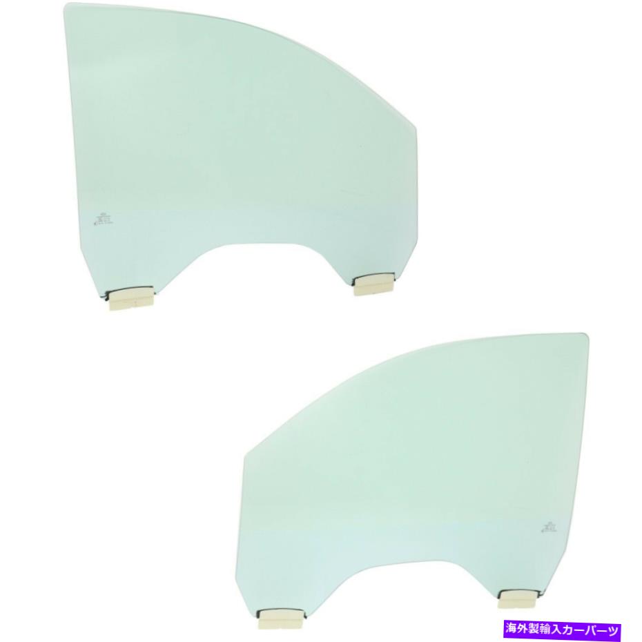 ガラス 2つのドアグラスフロントドライバーと乗客側20979110、20979111ペアの新しいセット New Set of 2 Door Glasses Front Driver & Passenger Side 20979110, 20979111 Pair【並行輸入品】