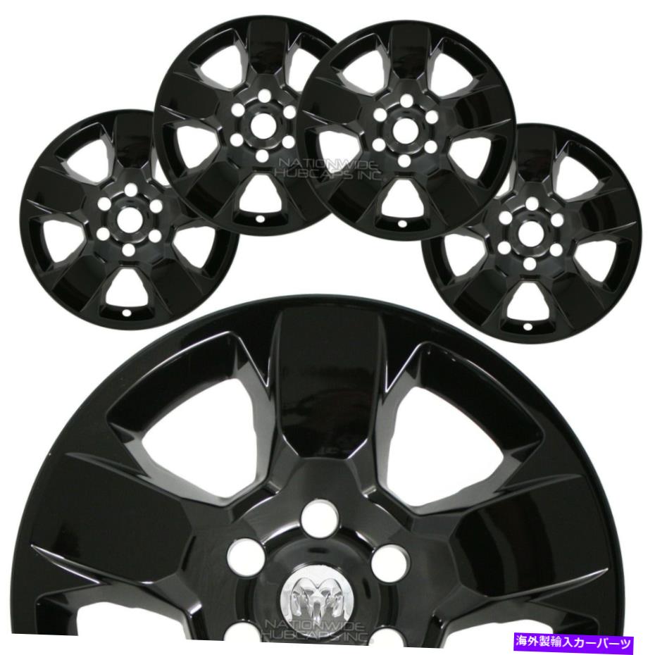 rear wheel tire cover 4フィットダッジラム1500トラック2019-2022ブラック18 \