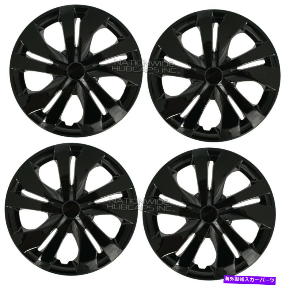 rear wheel tire cover 4フィット日産Versa 2007-2021 Black 15 \