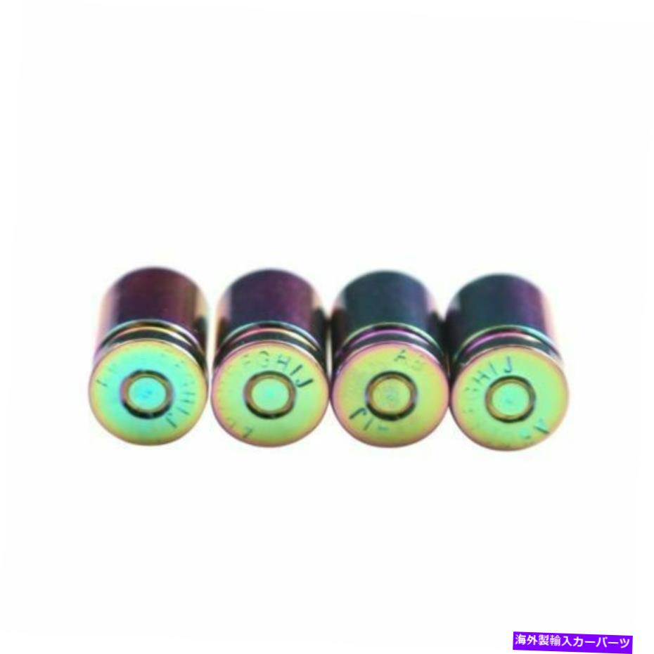 rear wheel tire cover 4PCSカラフルなSUVカータイヤタイヤホイールリムステムエアバルブネジキャップダストカバー 4pcs Colorful SUV Car Tyre Tire Wheel Rims Stem Air Valve Screws Caps Dust Cover【並行輸入品】
