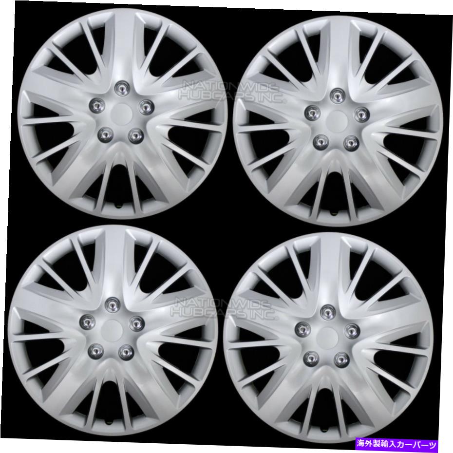 rear wheel tire cover 4 18インチフルホイールカバーハブキャップR18タイヤリムハブフィットスチールリム Set of 4 18\