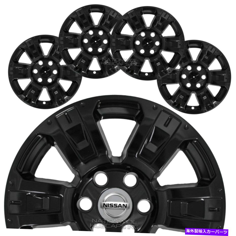 rear wheel tire cover 4フィット日産タイタンSV 2017-2020ブラック18 \