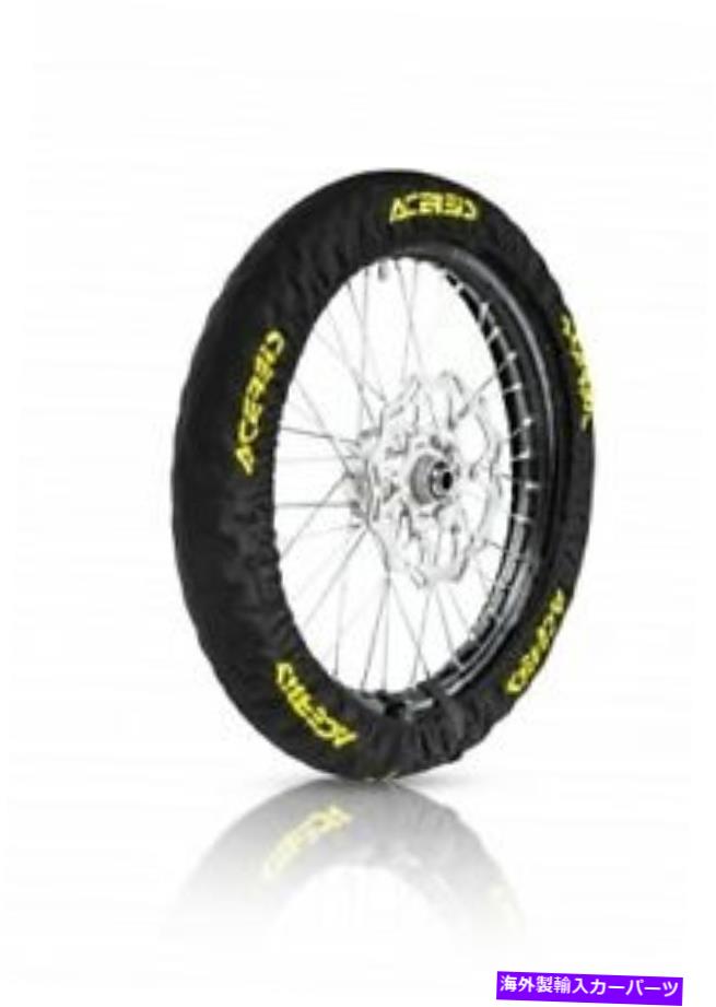 rear wheel tire cover Acerbisタイヤタイヤホイールカバーブラック（ペア）21インチフロント、18インチまたは19 \