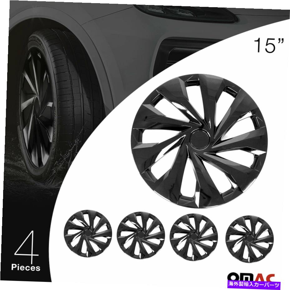【楽天市場】rear wheel tire cover プレミアムホイールリムカバーハブキャップ耐久性のある腹筋15インチのブラックグランド ...