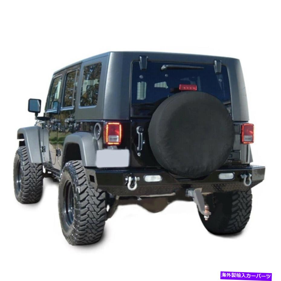 【楽天市場】rear wheel tire cover スペアタイヤカバーホイールタイヤカバージープラングラーに合わせて純粋な黒いフィット17