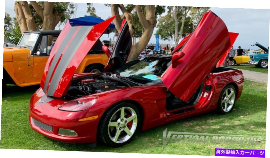ガルウィング Chevrolet Corvette C-6 2005-2013 Vertical Doors Incによるランボドア変換キット Chevrolet Corvette C-6 2005-2013 Lambo Door Conversion Kit by Vertical Doors Inc【並行輸入品】