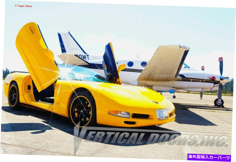 ガルウィング Vertical Doors Inc. Chevrolet Corvette C-5 97-04用のボルトオンランボキット Vertical Doors Inc. Bolt-On Lambo Kit for Chevrolet Corvette C-5 97-04【並行輸入品】