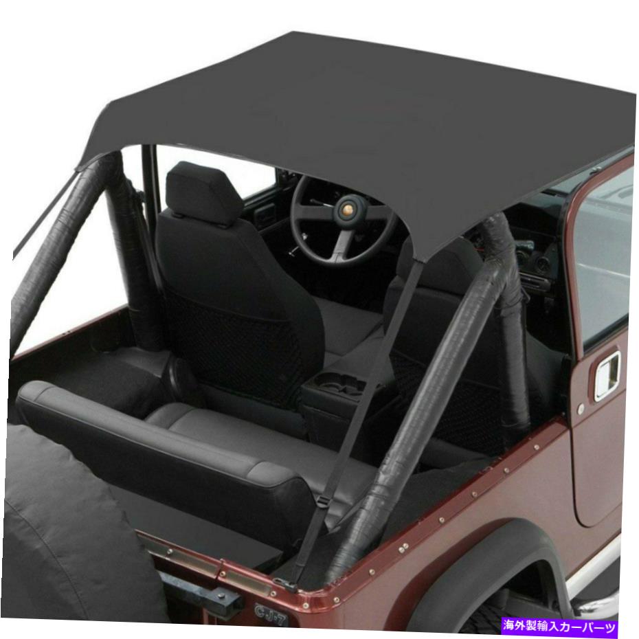 幌 Jeep Wrangler 87-91 Bestop Bikini Traditional Styleブラッククラッシュソフトトップ For Jeep Wrangler 87-91 Bestop Bikini Traditional Style Black Crush Soft Top【並行輸入品】