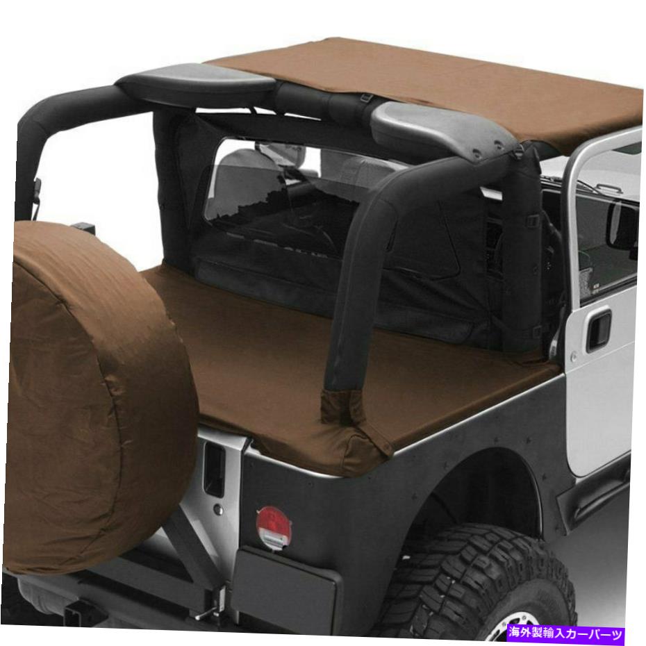 幌 Jeep Wrangler 1997-2006 Smittybilt 93317アウトバックスパイスデニムビキニトップ For Jeep Wrangler 1997-2006 Smittybilt 93317 Outback Spice Denim Bikini Top【並行輸入品】