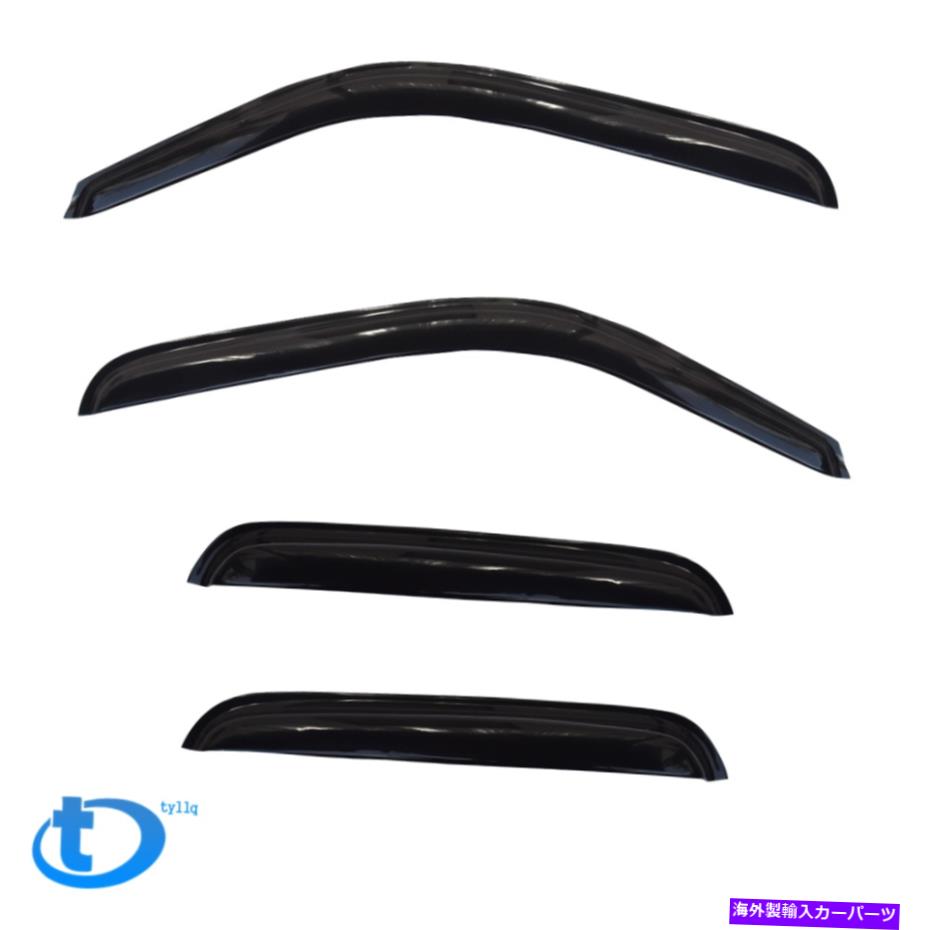 幌 4x Sun/Rain Guard Vent Shade Window Vidor for Chevy Silverado/GMC Sierra 99-06 4X Sun/Rain Guard Vent Shade Window Visor for Chevy Silverado/GMC Sierra 99-06【並行輸入品】