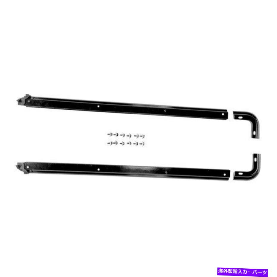 幌 Jeep Wrangler 1987-1995 Rampage Black Tub Railキット For Jeep Wrangler 1987-1995 Rampage Black Tub Rail Kit【並行輸入品】