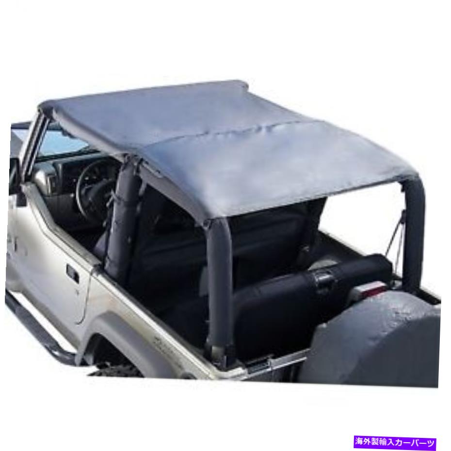 幌 頑丈なリッジ13581.35ヘッダーロールバートップフィット97-06ラングラー（TJ） Rugged Ridge 13581.35 Header Roll Bar Top Fits 97-06 Wrangler (TJ)【並行輸入品】