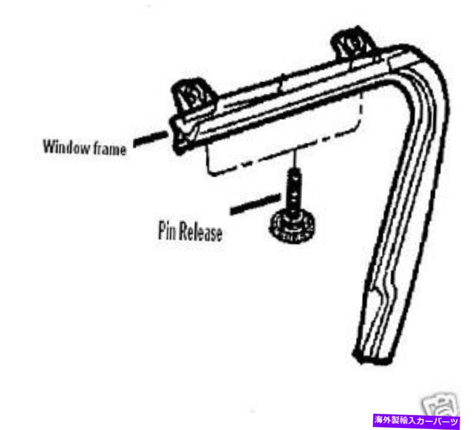 幌 ジープ - ソフトトップ - ドアサラウンドピン1997-2006 TJ Jeep - Soft Top - Door Surround Pin 1997-2006 TJ【並行輸入品】