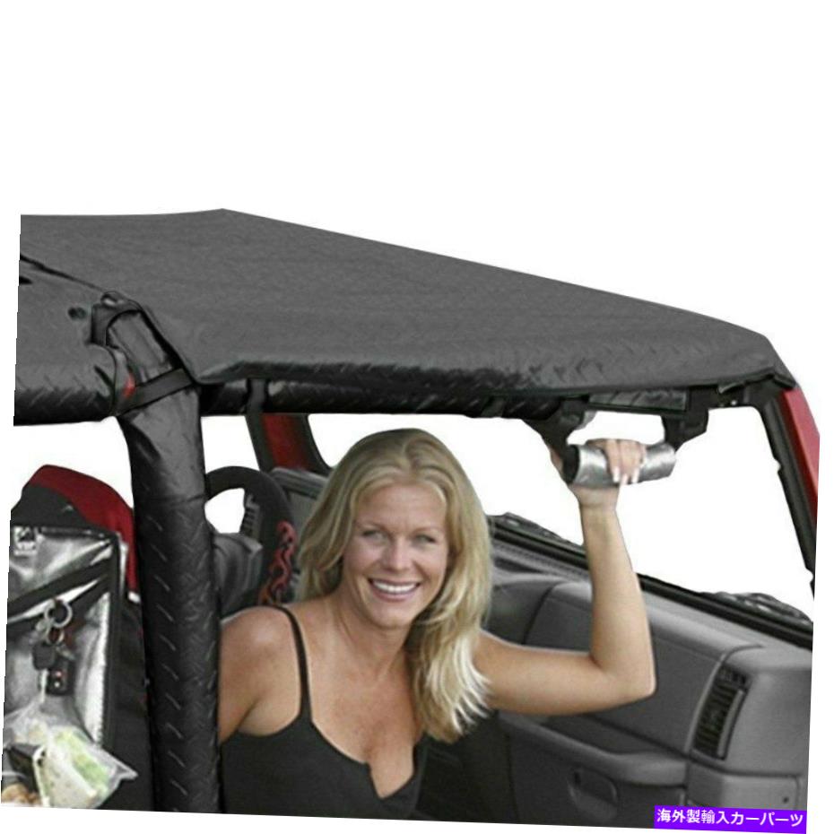 幌 ジープラングラー92-95 VDPブラックダイヤモンドダイヤモンドプレートカリフォルニアブリーフトップ For Jeep Wrangler 92-95 VDP Black Diamond Diamond Plate California Brief Top【並行輸入品】