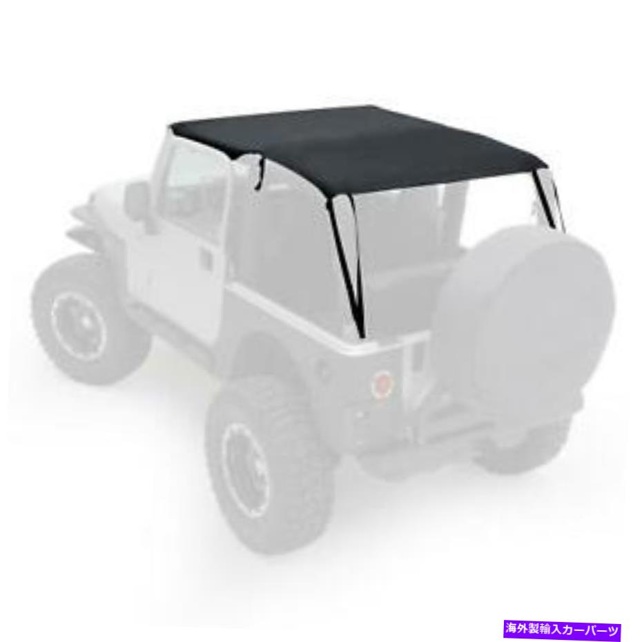 幌 Smittybilt 93635拡張ソフトトップブラックダイヤモンド。 97-06ラングラーTJに適合します Smittybilt 93635 Extended Soft Top Black Diamond; Fits 97-06 Wrangler TJ【並行輸入品】