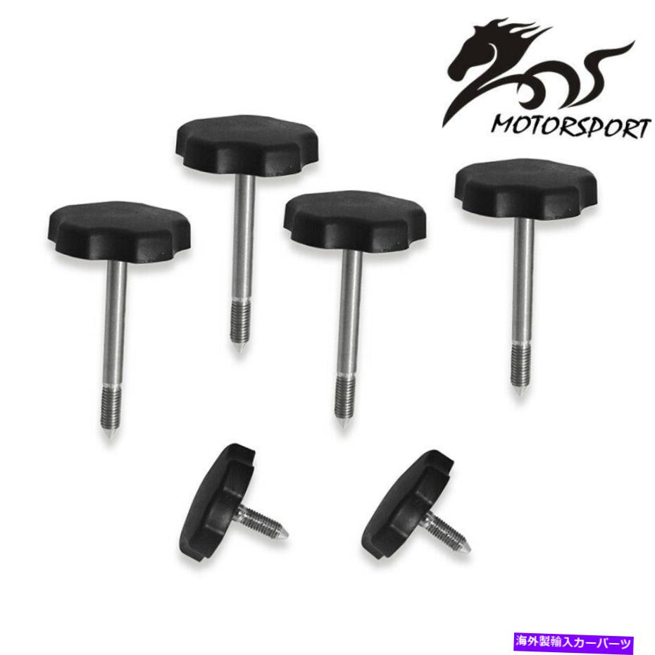 幌 6EA 4ドアソフトトップウィンドウフレーム /07?18のサラウンドノブジープラングラーJK 6EA 4-Door Soft Top Window Frame /Surround Knobs For 07 to 18 Jeep Wrangler JK【並行輸入品】